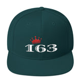 Alotofit 163 White/Red Snapback Hat