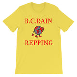 Alotofit Globeman B.C Rain Globeman Red & Gray Logo Unisex short sleeve t-shirt