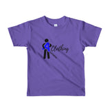 Alotofit Clothing Black/Blue Short sleeve kids t-shirt