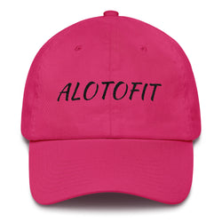 Alotofit Black Cotton Dad Cap