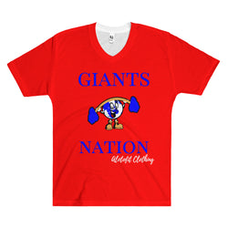 Alotofit Eightmile Giants Nation Men's V-Neck T-Shirt