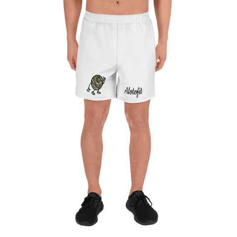 Alotofit Camo Logo Men's Leg Branded  Athletic Long Shorts