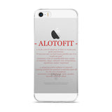 Alotofit Definition Red Logo IPhone 5/5s/Se, 6/6s, 6/6s Plus Case