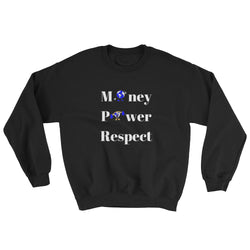 Alotofit Money Power Respect Wht/Blue Sweatshirt