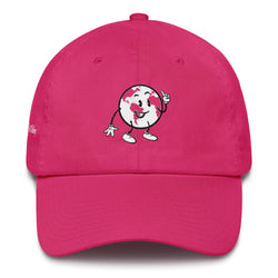 Alotofit Original Logo Only White Dad Cotton Cap w/ side branding