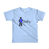 Alotofit Clothing Black/Blue Short sleeve kids t-shirt