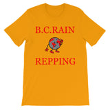 Alotofit Globeman B.C Rain Globeman Red & Gray Logo Unisex short sleeve t-shirt