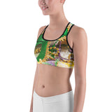 Alotofit Mardi Gras Sports bra