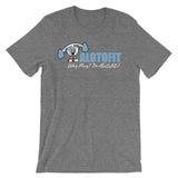 Alotofit Clothing North Carolina Blue Logo Unisex short sleeve t-shirt