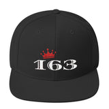 Alotofit 163 White/Red Snapback Hat