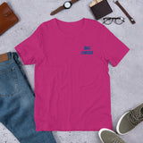 Alotofit Bag Cha$er Blue embroidered Short-Sleeve Unisex T-Shirt