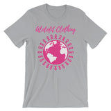 Alotofit Clothing Breast Cancer Unisex short sleeve t-shirt w/ outside logo