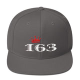 Alotofit 163 White/Red Snapback Hat