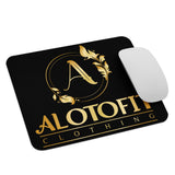 Alotofit Luxury A Gold Print Logo Mouse pad