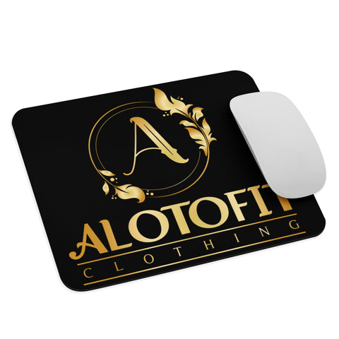 Alotofit Luxury A Gold Print Logo Mouse pad