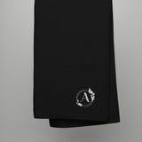 Alotofit Luxury A White Embroidered Logo on Turkish cotton towel