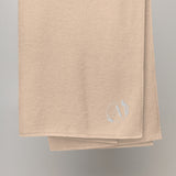 Alotofit Luxury A White Embroidered Logo on Turkish cotton towel