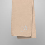 Alotofit Luxury A White Embroidered Logo on Turkish cotton towel